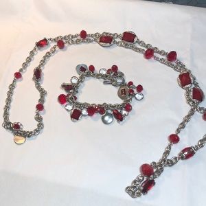 White House Black Market Necklace and Bracelet Set